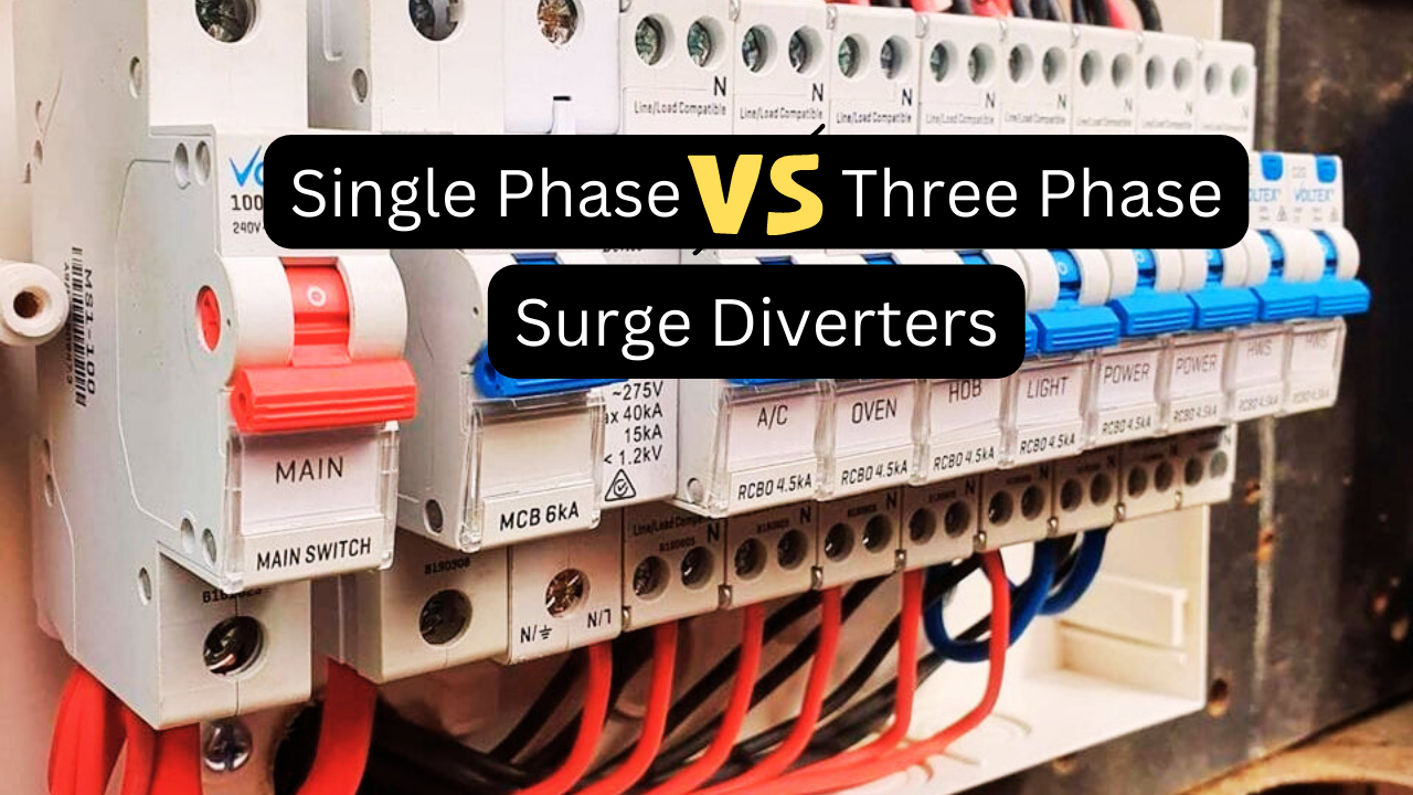 single phase vs three phase surge diverters
